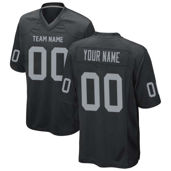 Raiders Football Jersey Custom Stitched Name Number Black White Styl AllFanStore