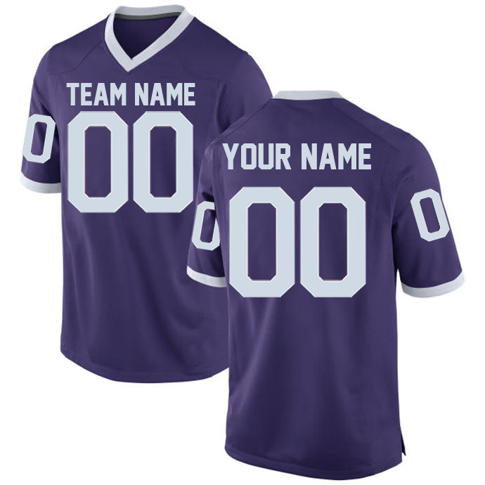Football Custom Jersey Stitched Name & Number Style07122319