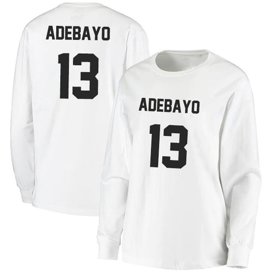 Bam Adebayo 13 Long Sleeve Tshirt Black/White Style08092768