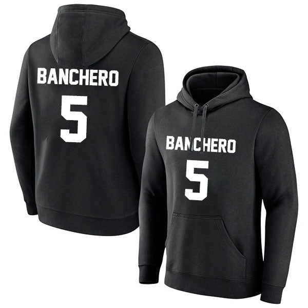 Paolo Banchero 5 Pullover Hoodie Black Style08092549