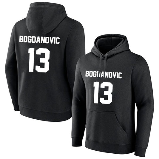 Bogdan Bogdanovic 13 Pullover Hoodie Black Style08092623