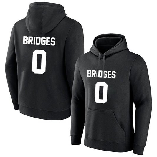 Miles Bridges 0 Pullover Hoodie Black Style08092645