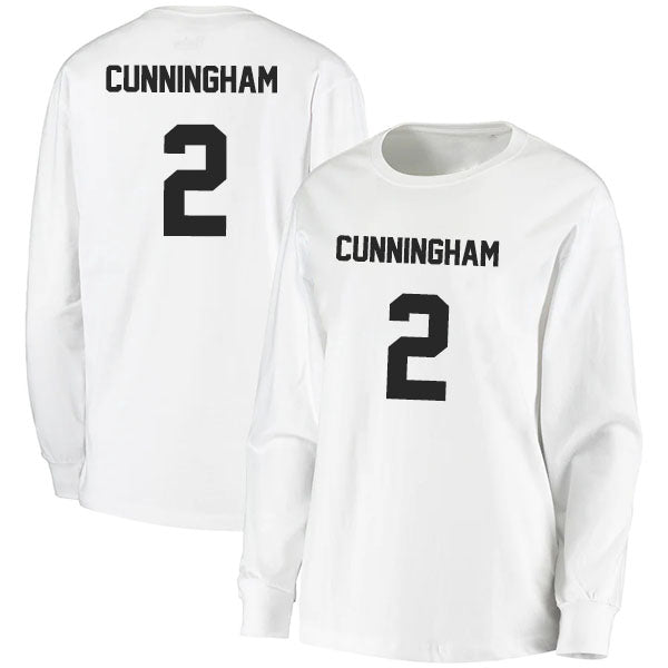 Cade Cunningham 2 Long Sleeve Tshirt Black/White Style08092769
