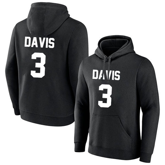 Anthony Davis 3 Pullover Hoodie Black Style08092515