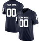 Football Stitched Custom Jersey - Navy / Font White  Style23042205b