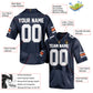 Football Stitched Custom Jersey - Navy / Font White Style23042224