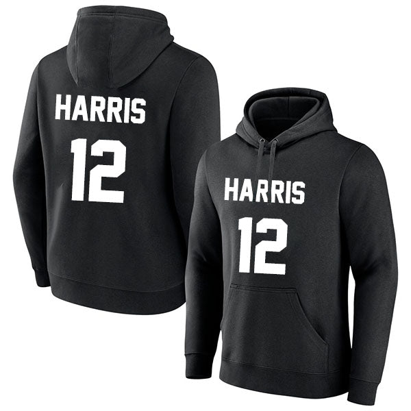 Tobias Harris 12 Pullover Hoodie Black Style08092580