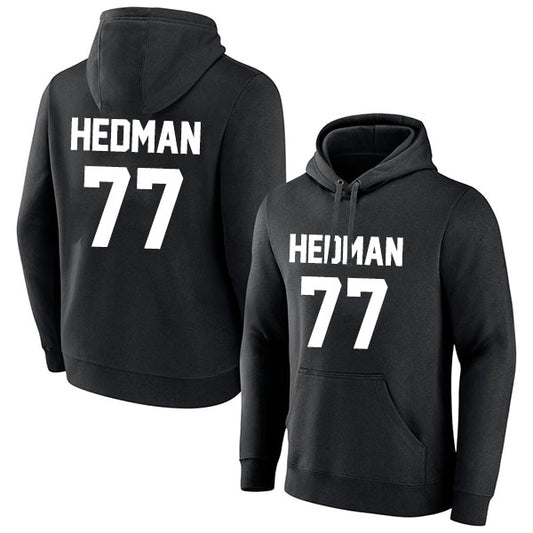 Victor Hedman 77 Pullover Hoodie Black Style08092670