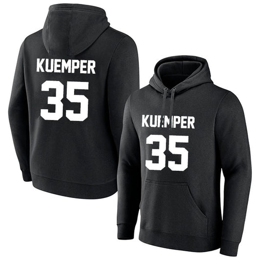 Darcy Kuemper 35 Pullover Hoodie Black Style08092689