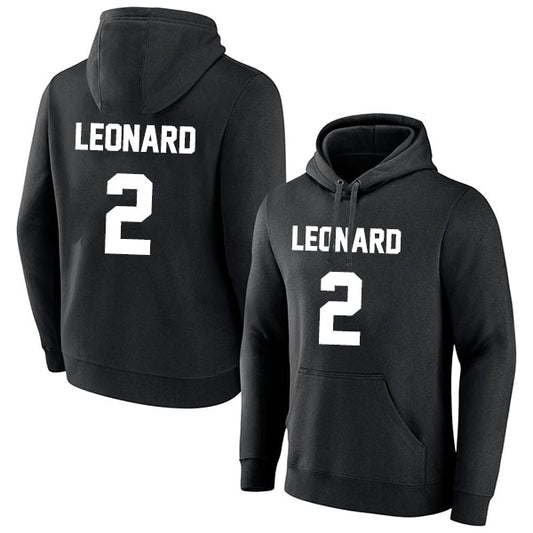 Kawhi Leonard 2 Pullover Hoodie Black Style08092529