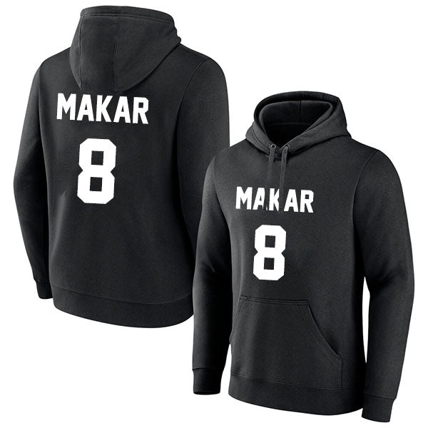 Cale Makar 8 Pullover Hoodie Black Style08092647