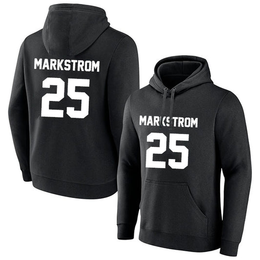 Jacob Markstrom 25 Pullover Hoodie Black Style08092688