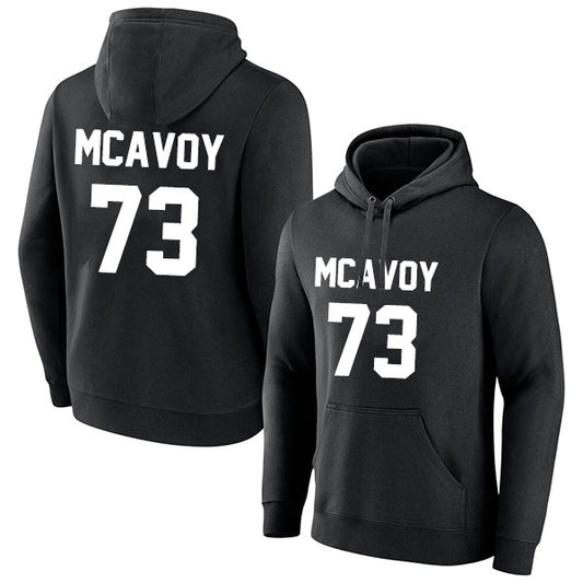 Charlie McAvoy 73 Pullover Hoodie Black Style08092666