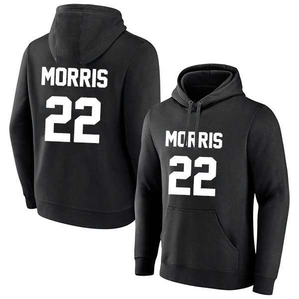 Monte Morris 22 Pullover Hoodie Black Style08092611