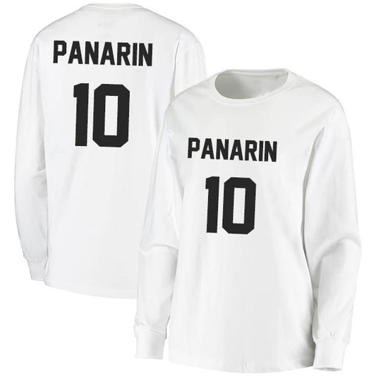 Artemi Panarin 10 Long Sleeve Tshirt Black/White Style08092718