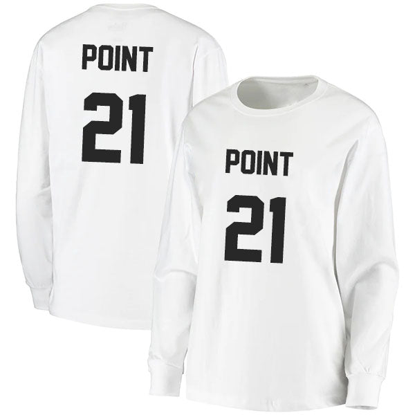 Brayden Point 21 Long Sleeve Tshirt Black/White Style08092713