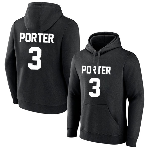 Kevin Porter Jr 3 Pullover Hoodie Black Style08092583