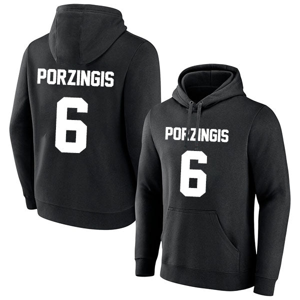 Kristaps Porzingis 6 Pullover Hoodie Black Style08092540