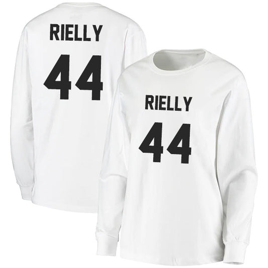 Morgan Rielly 44 Long Sleeve Tshirt Black/White Style08092731