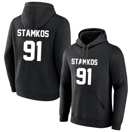 Steven Stamkos 91 Pullover Hoodie Black Style08092660