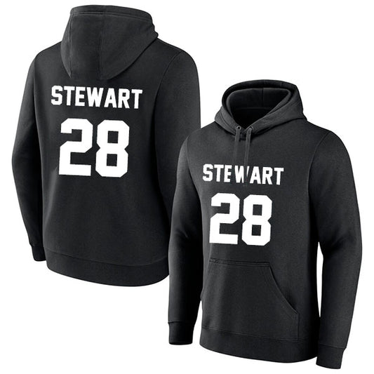 Isaiah Stewart 28 Pullover Hoodie Black Style08092608