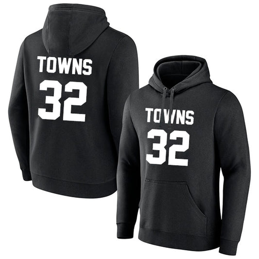 Karl-Anthony Towns 32 Pullover Hoodie Black Style08092508