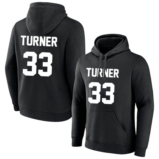 Myles Turner 33 Pullover Hoodie Black Style08092534