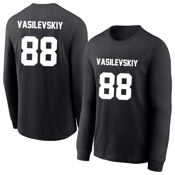 Andrei Vasilevskiy 88 Long Sleeve Tshirt Black/White Style08092702