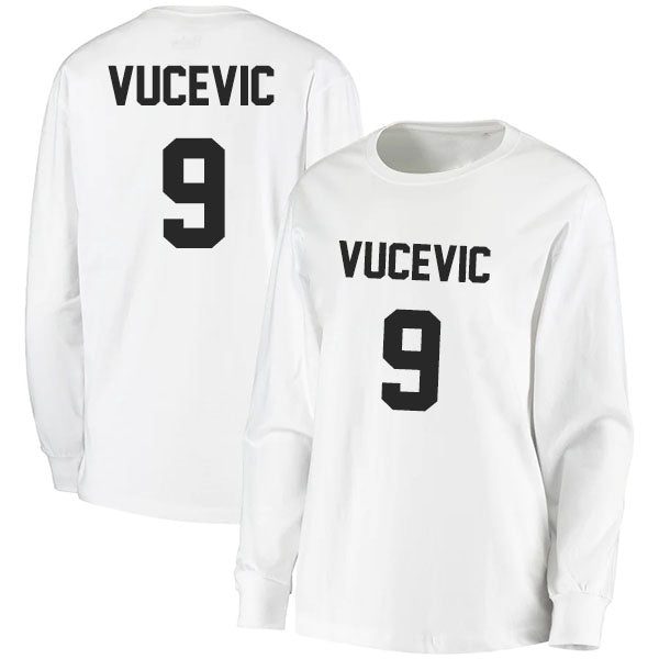 Nikola Vucevic 9 Long Sleeve Tshirt Black/White Style08092780