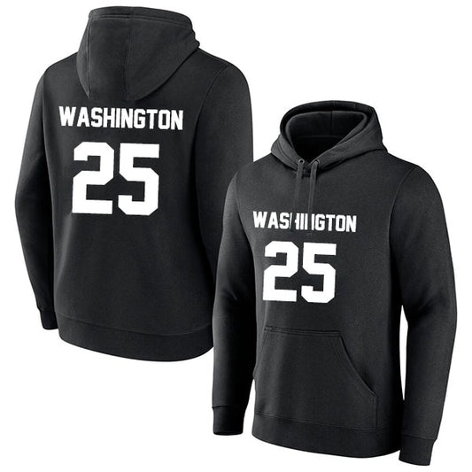 P.J. Washington 25 Pullover Hoodie Black Style08092598