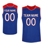 Basketball Stitched Custom Jersey - Blue / Font White Style06052205