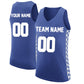 Basketball Stitched Custom Jersey - Blue / Font White Style06052206