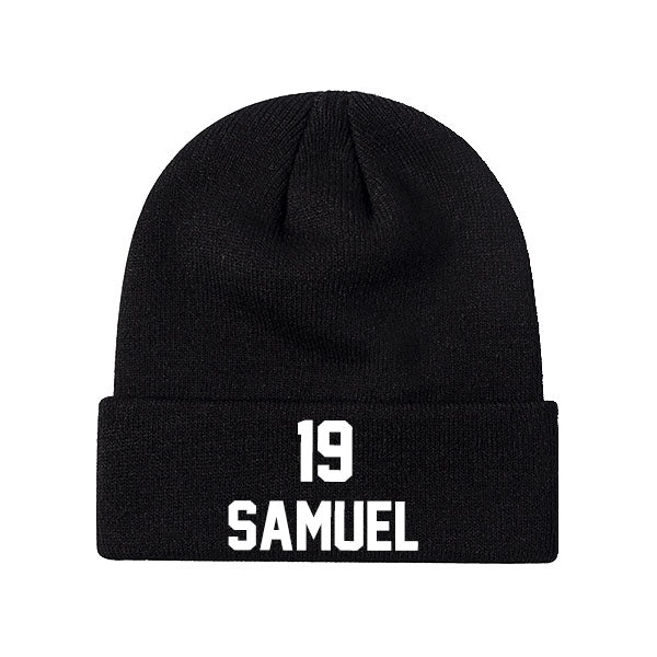 San Francisco Samuel 19 Knit Hat Black/Gray/Red/White Style08092417