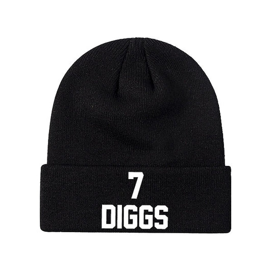 Dallas Diggs 7 Knit Hat Black/Gray/Navy/White Style08092422