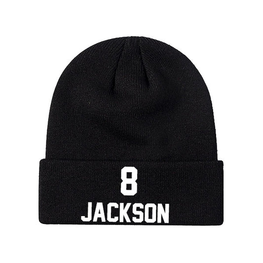 Baltimore Jackson 8 Knit Hat Black/White Style08092467