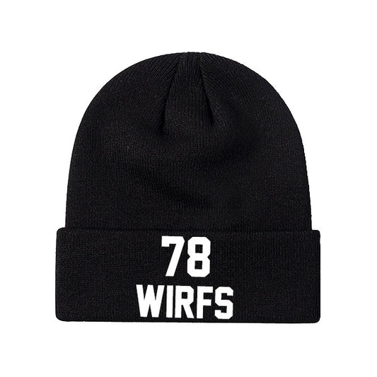 Tampa Bay Wirfs 78 Knit Hat- Black/Red/Gray/White Style08092463