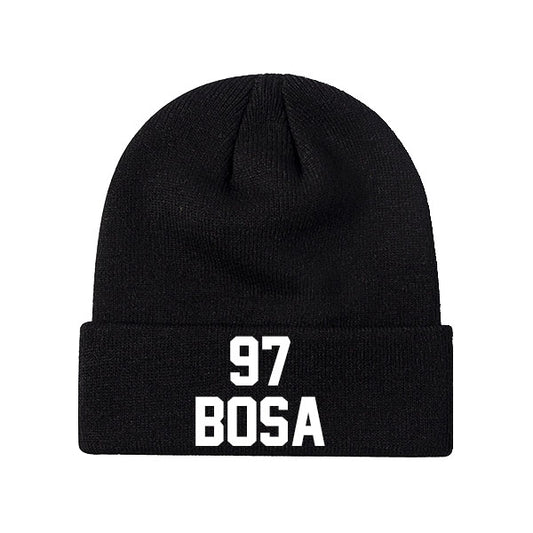 San Francisco Bosa 97 Knit Hat Black/Red/Gray/White Style08092391