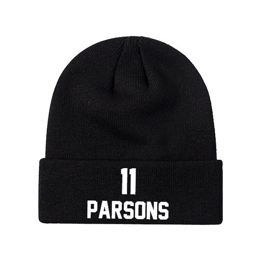 Dallas Parsons 11 Knit Hat Black/Gray/White Style08092395