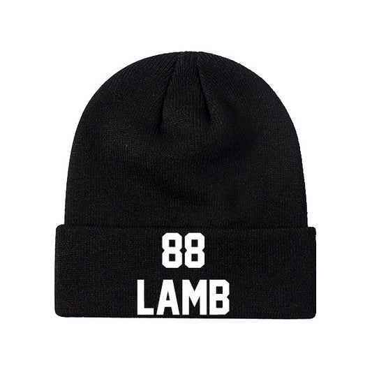 Dallas Lamb 88 Knit Hat Black/Gray/Navy/White Style08092420