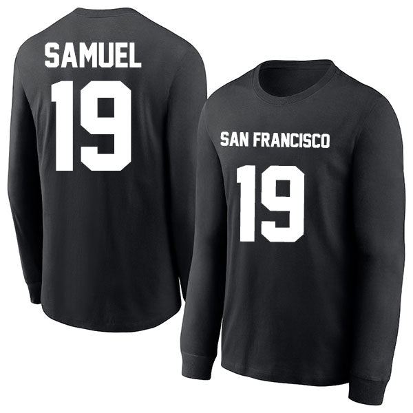 San Francisco Samuel 19 Long Sleeve Tshirt Black/Gray/Red/White Style08092238