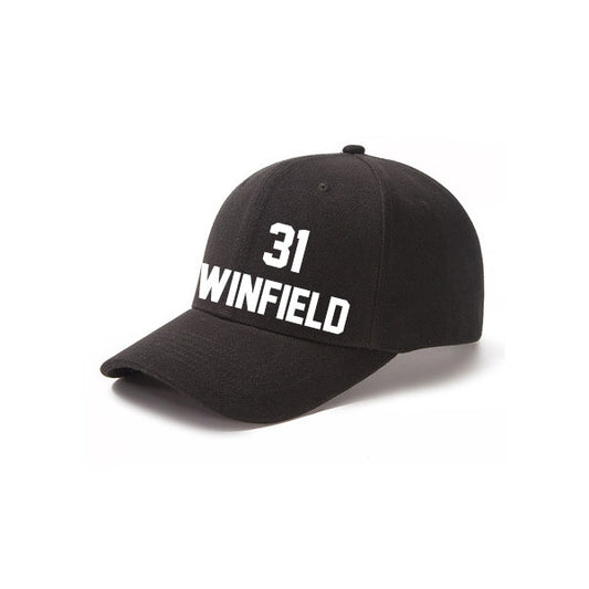 Tampa Bay Winfield 31 Curved Adjustable Baseball Cap Black/Red/Gray/White Style08092494