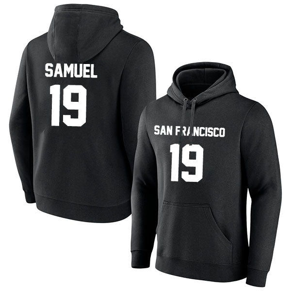 San Francisco Samuel 19 Pullover Hoodie Black Style08092313