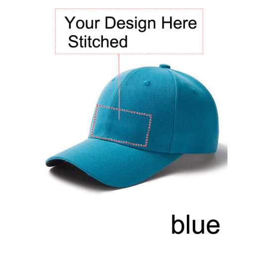 Customized Stitched Curved Adjustable Baseball Cap