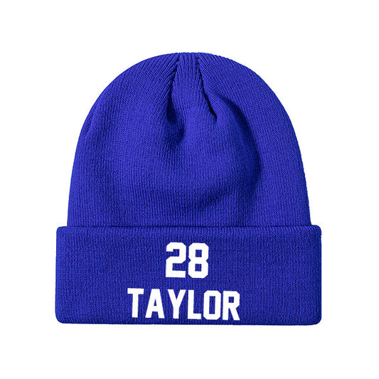 Indianapolis Taylor 28 Knit Hat Black/Blue/White Style08092415