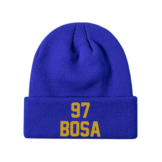 Los Angeles Bosa 97 Knit Hat Black/Blue/Navy/White Style08092413