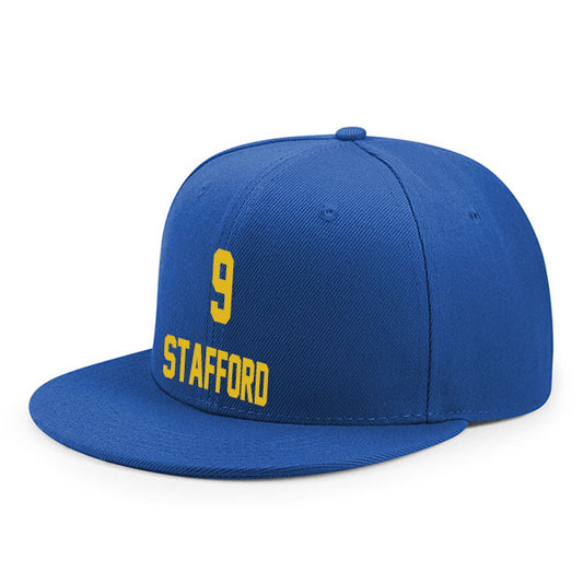 Los Angeles Stafford 9 Flat Adjustable Baseball Cap Black/Blue/Gray/White Style08092446