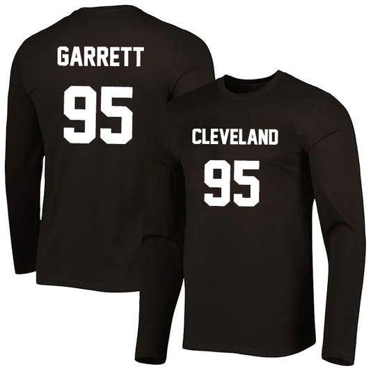 Cleveland  Garrett 95 Long Sleeve Tshirt Brown/White Style08092228