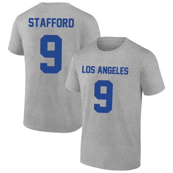 Los Angeles Stafford 9 Short Sleeve Tshirt Blue/Gray/White Style08092286