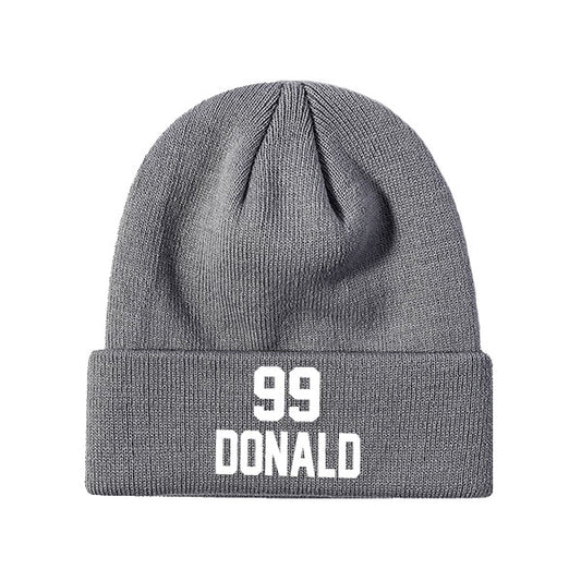 Los Angeles Donald 99 Knit Hat Black/Gray/Blue/White Style08092371