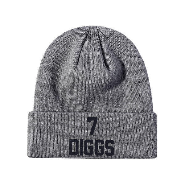 Dallas Diggs 7 Knit Hat Black/Gray/Navy/White Style08092422